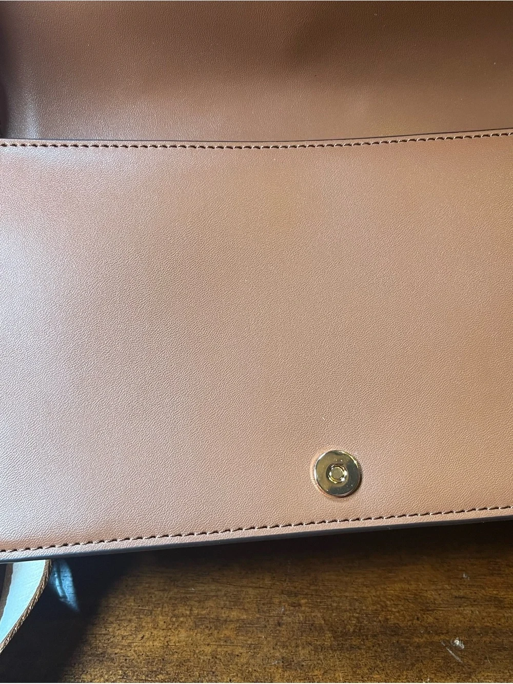Michael Kors Brown and Black Logo Trim Crossbody